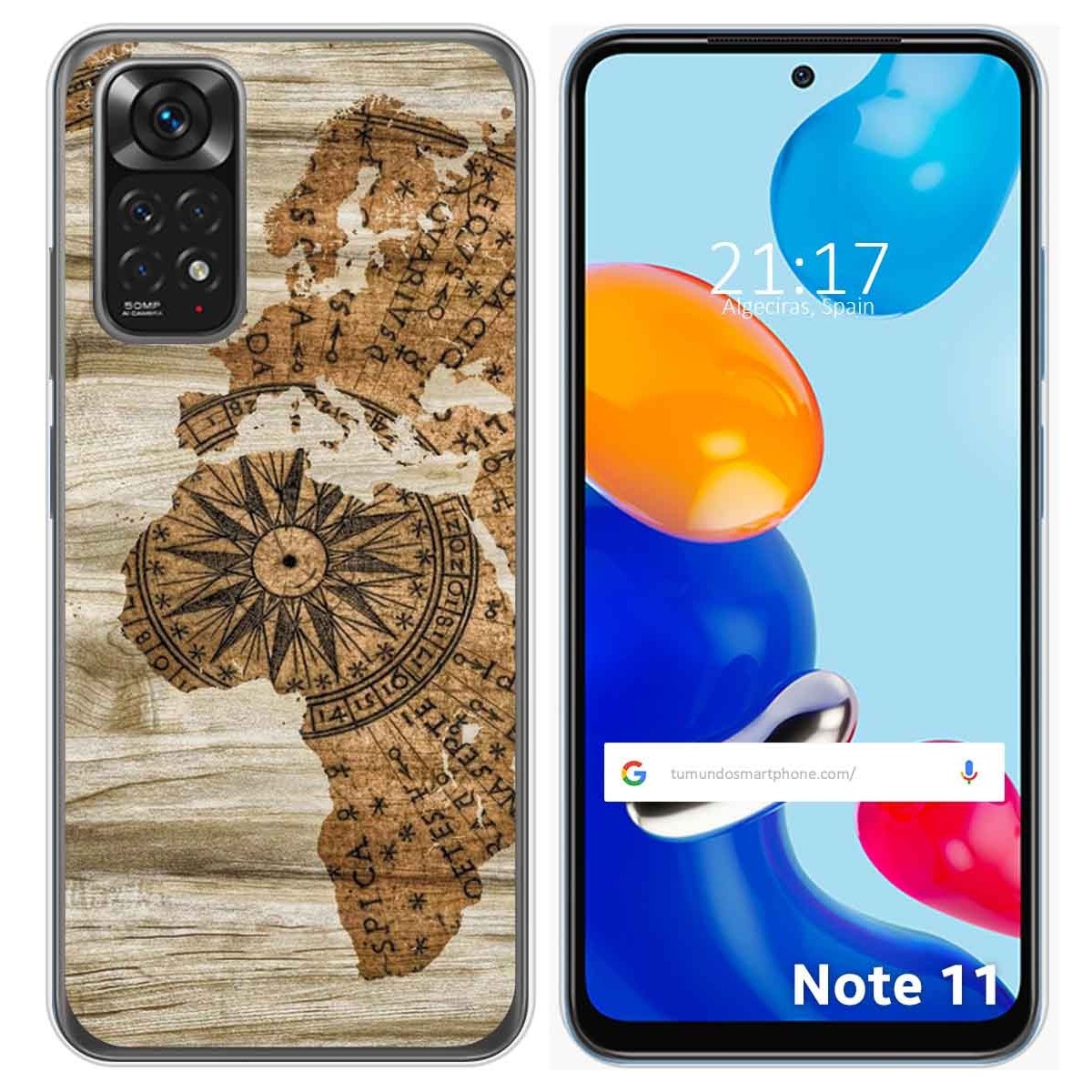 Funda Silicona para Xiaomi Redmi Note 11 / 11s diseño Madera 07 Dibujos