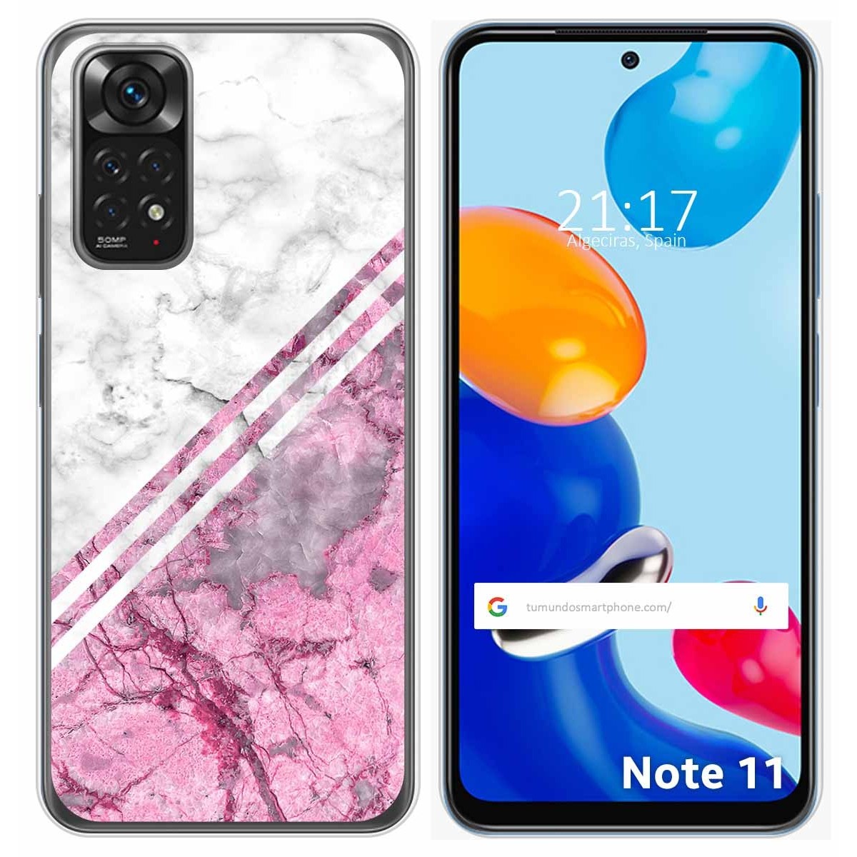 Funda Silicona para Xiaomi Redmi Note 11 / 11s diseño Mármol 03 Dibujos