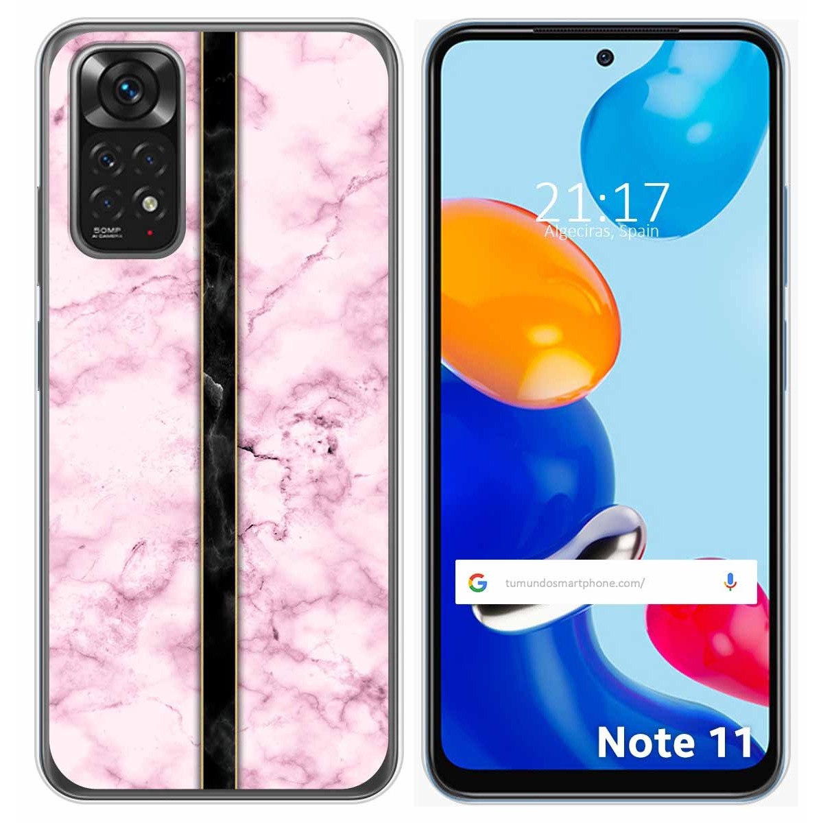 Funda Silicona para Xiaomi Redmi Note 11 / 11s diseño Mármol 04 Dibujos