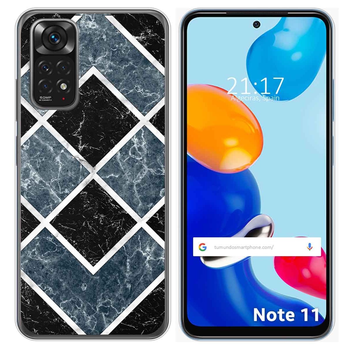 Funda Silicona para Xiaomi Redmi Note 11 / 11s diseño Mármol 06 Dibujos