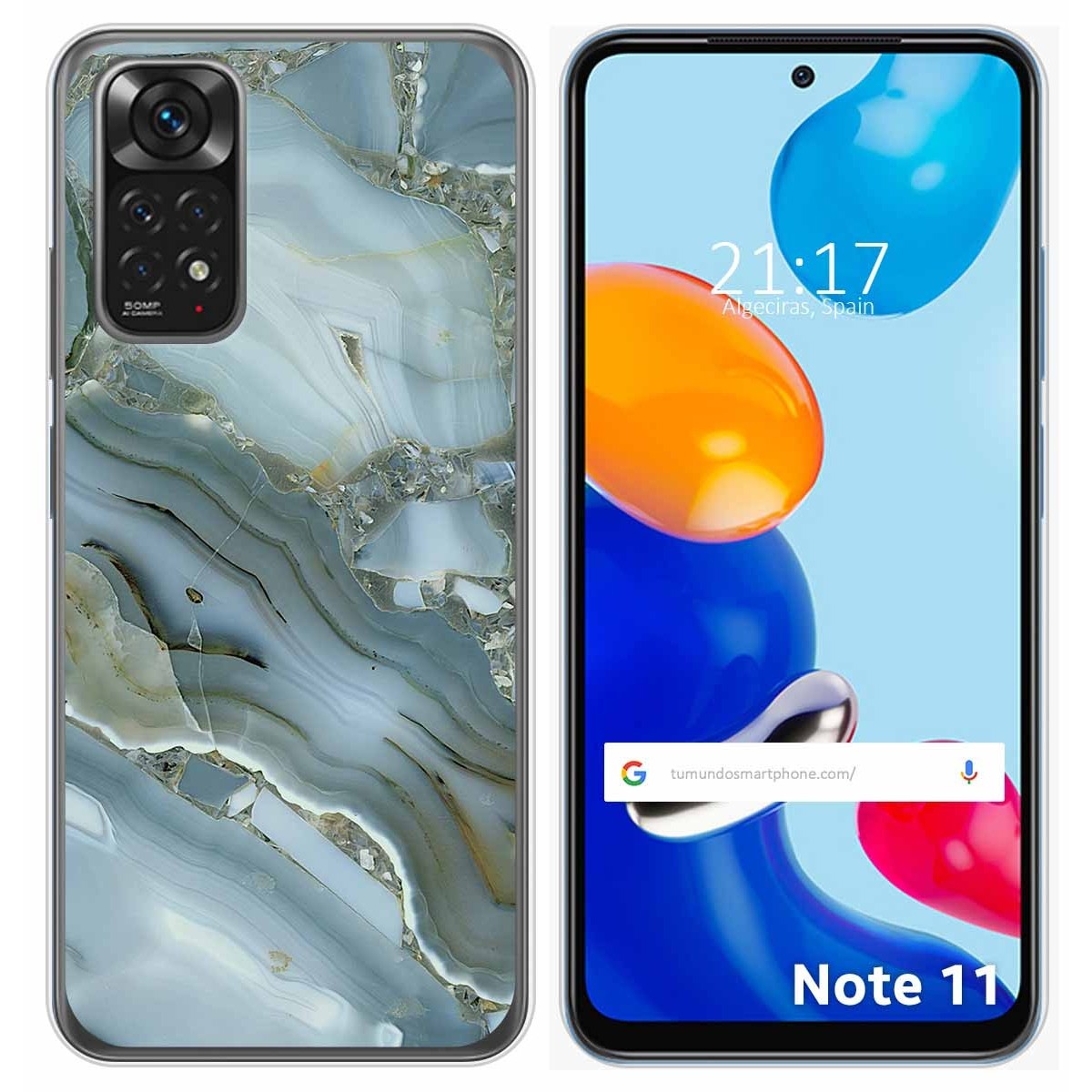 Funda Silicona para Xiaomi Redmi Note 11 / 11s diseño Mármol 09 Dibujos