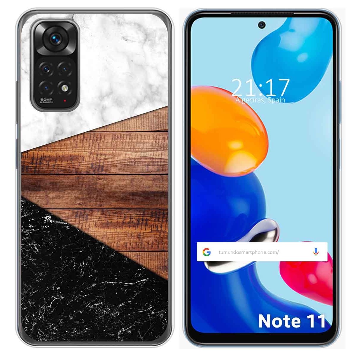 Funda Silicona para Xiaomi Redmi Note 11 / 11s diseño Mármol 11 Dibujos