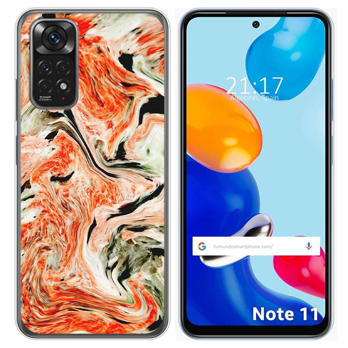 Funda Silicona para Xiaomi Redmi Note 11 / 11s diseño Mármol 12 Dibujos