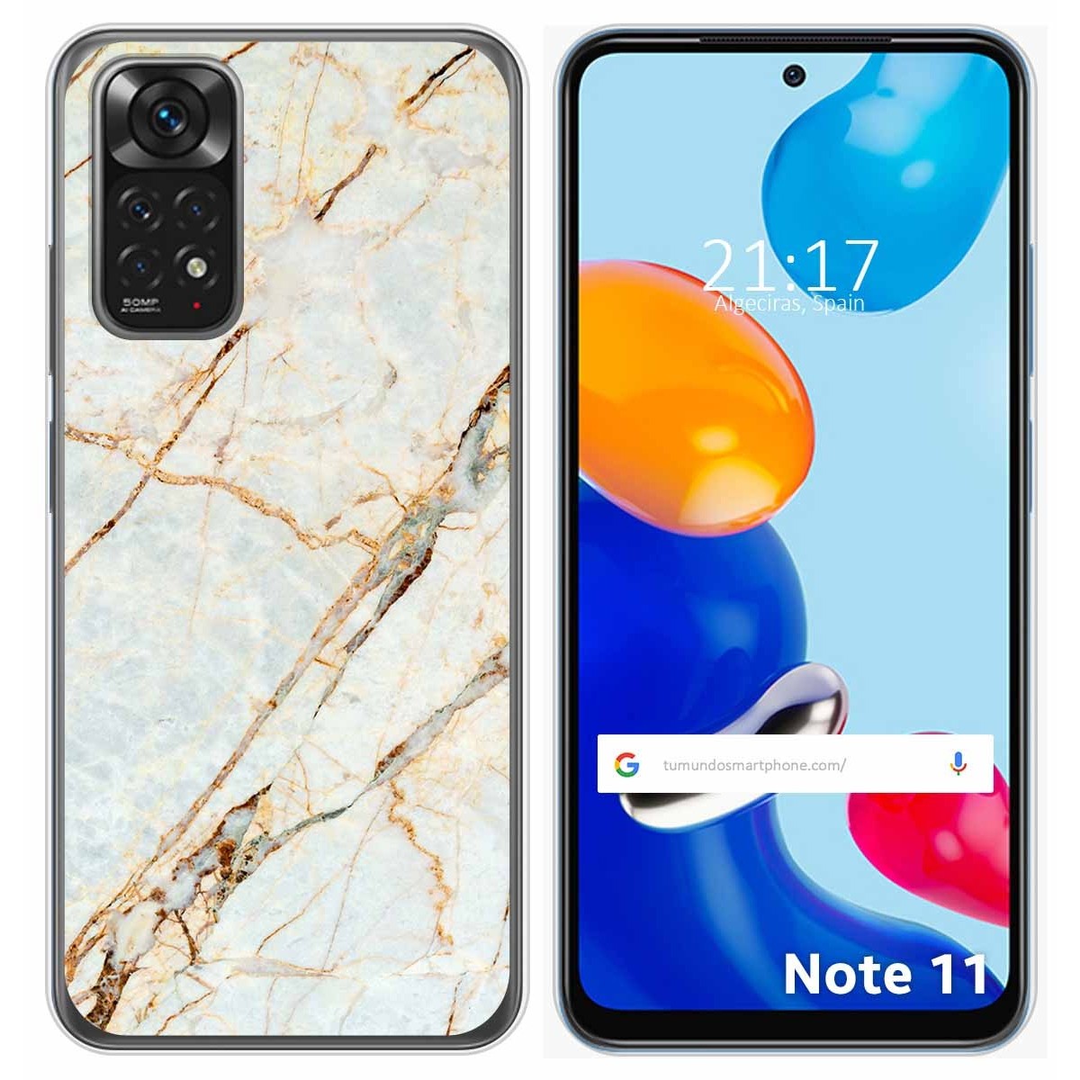 Funda Silicona para Xiaomi Redmi Note 11 / 11s diseño Mármol 13 Dibujos