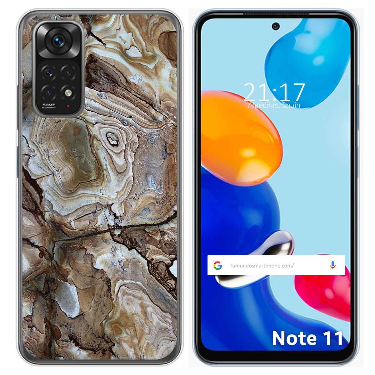 Funda Silicona para Xiaomi Redmi Note 11 / 11s diseño Mármol 14 Dibujos