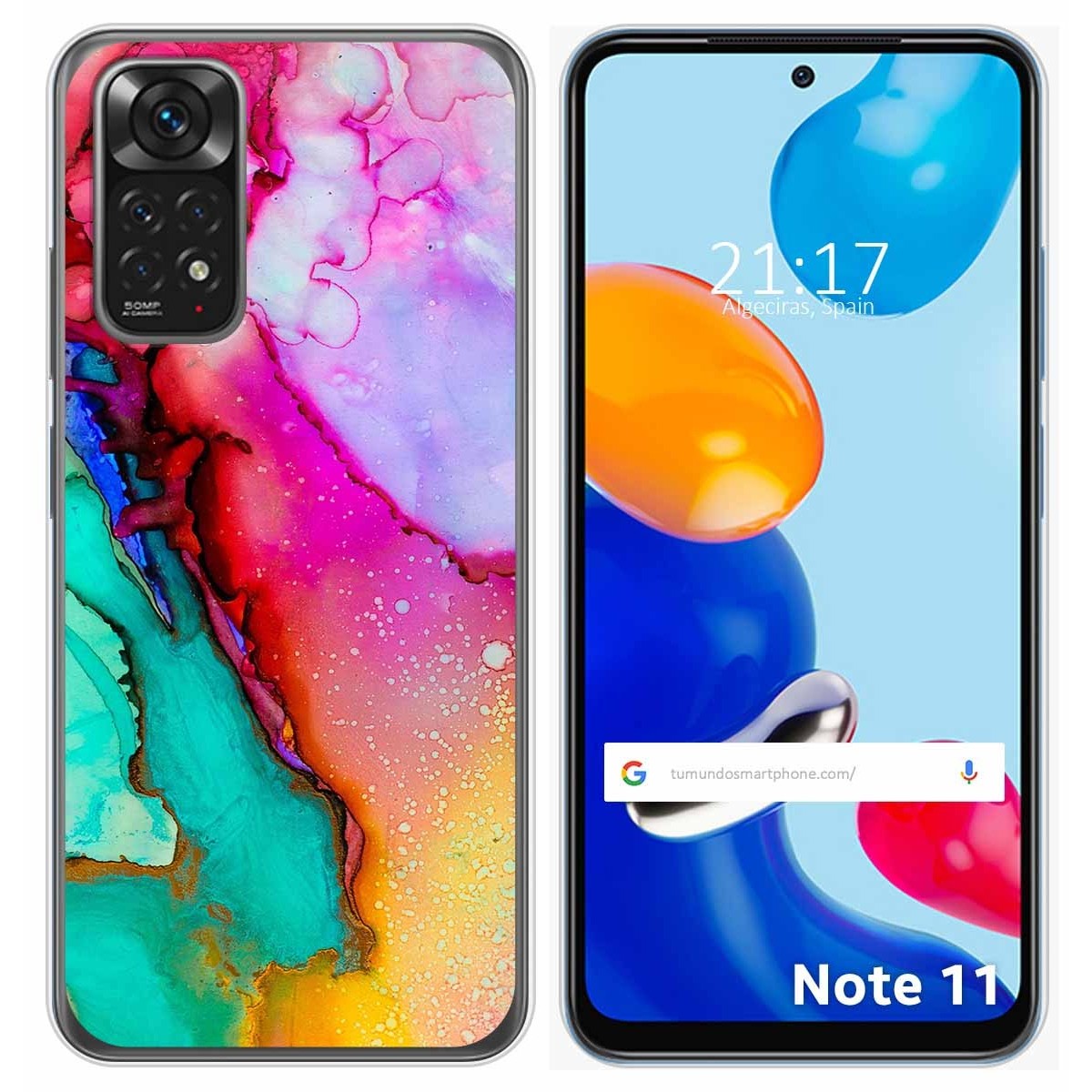 Funda Silicona para Xiaomi Redmi Note 11 / 11s diseño Mármol 15 Dibujos