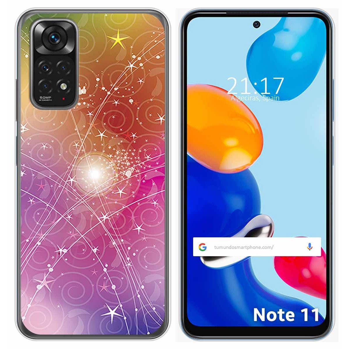 Funda Silicona para Xiaomi Redmi Note 11 / 11s diseño Abstracto Dibujos