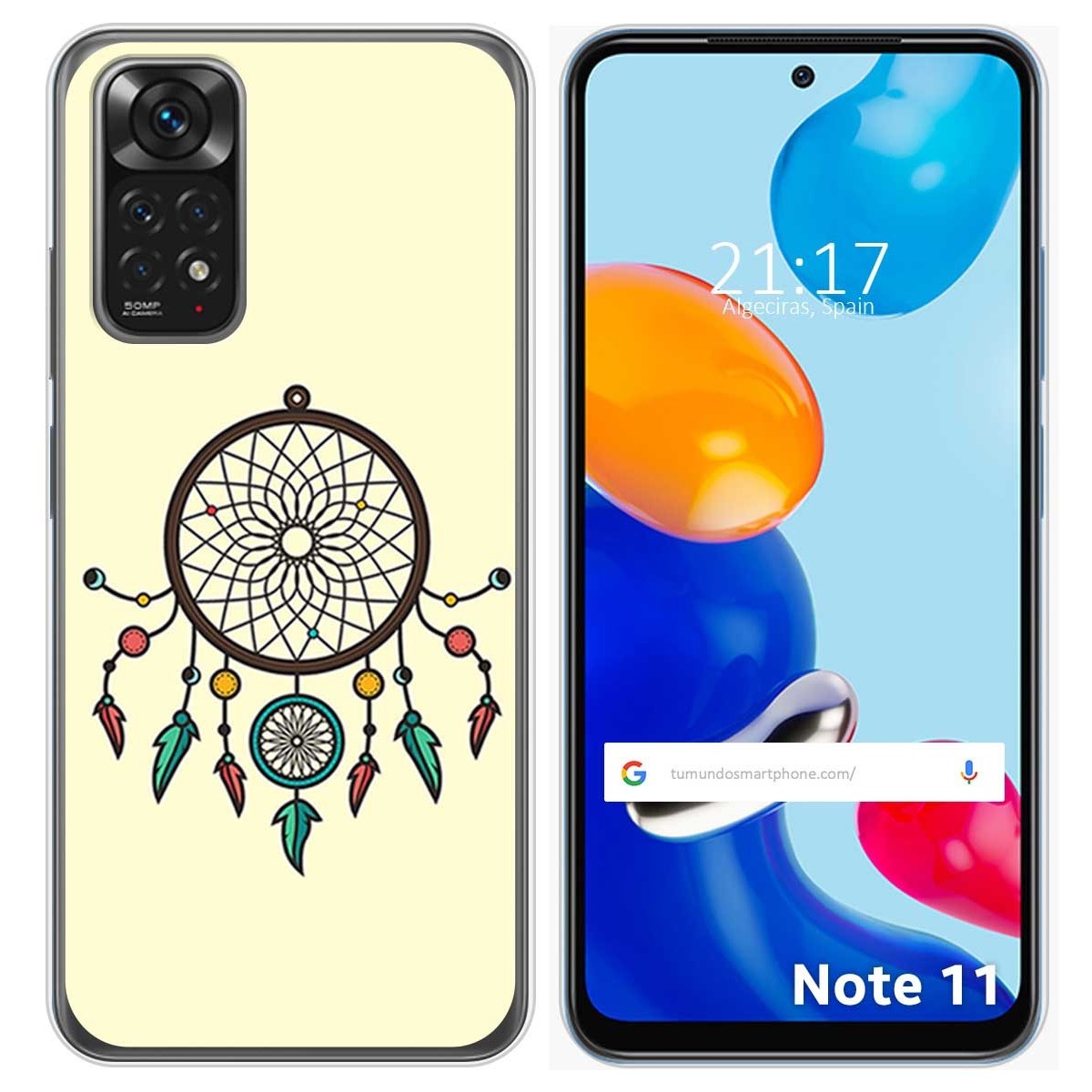 Funda Silicona para Xiaomi Redmi Note 11 / 11s diseño Atrapasueños Dibujos