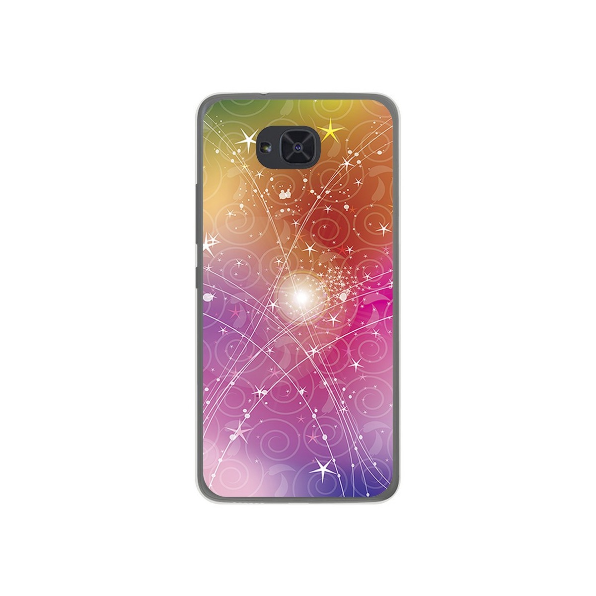 Funda Gel Tpu para Bq Aquaris U2 / U2 Lite Diseño Abstracto Dibujos