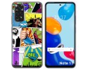 Funda Silicona para Xiaomi Redmi Note 11 / 11s diseño Comic Dibujos
