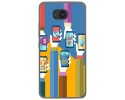 Funda Gel Tpu para Bq Aquaris U2 / U2 Lite Diseño Apps Dibujos