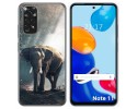 Funda Silicona para Xiaomi Redmi Note 11 / 11s diseño Elefante Dibujos