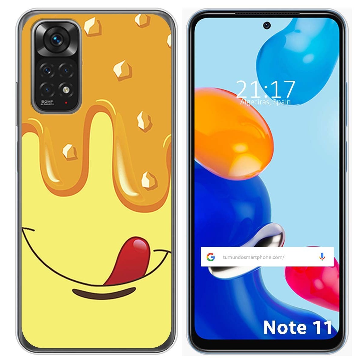 Funda Silicona para Xiaomi Redmi Note 11 / 11s diseño Helado Vainilla Dibujos