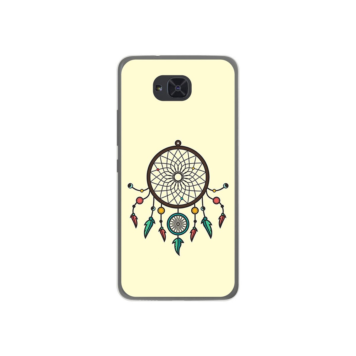 Funda Gel Tpu para Bq Aquaris U2 / U2 Lite Diseño Atrapasueños Dibujos