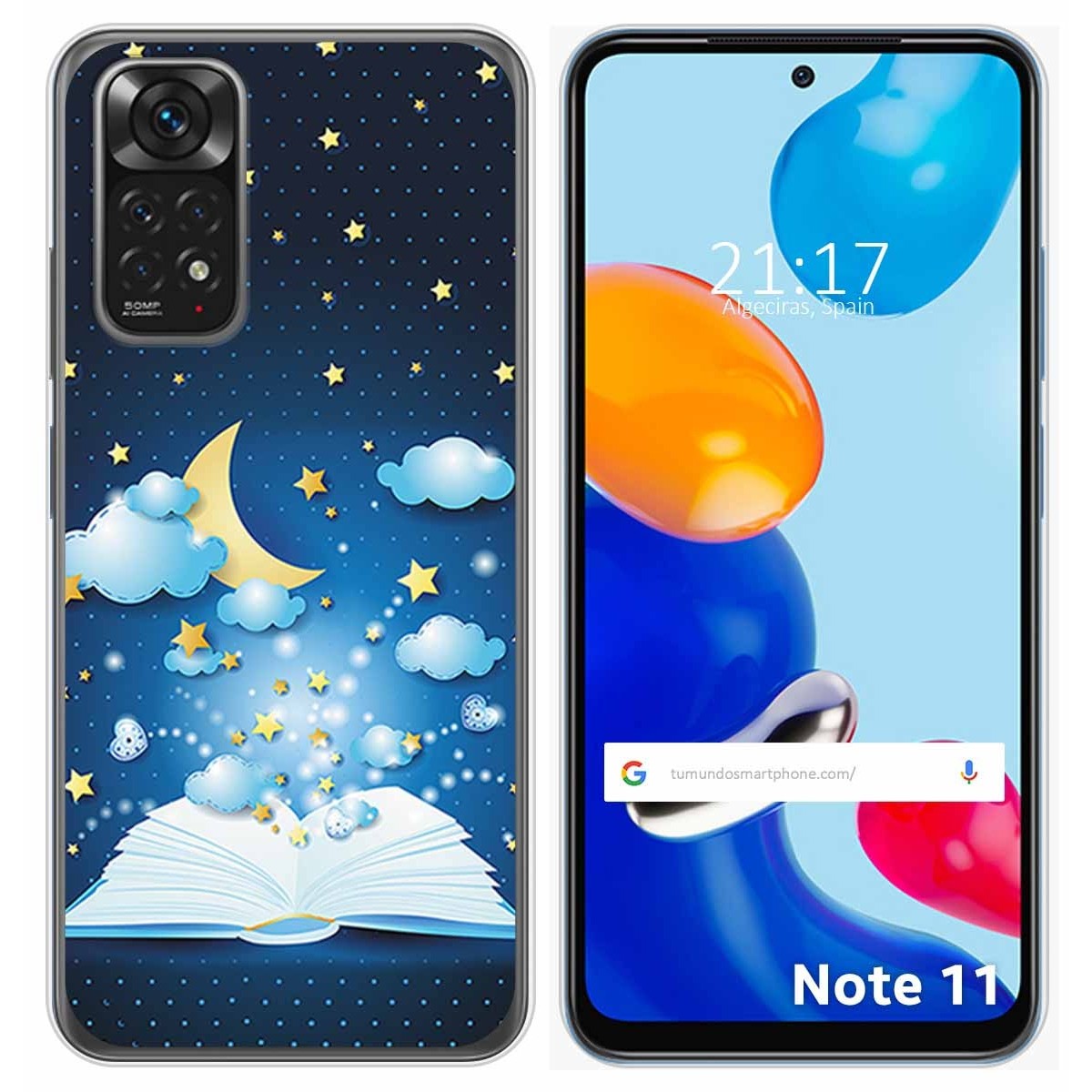 Funda Silicona para Xiaomi Redmi Note 11 / 11s diseño Libro Cuentos Dibujos
