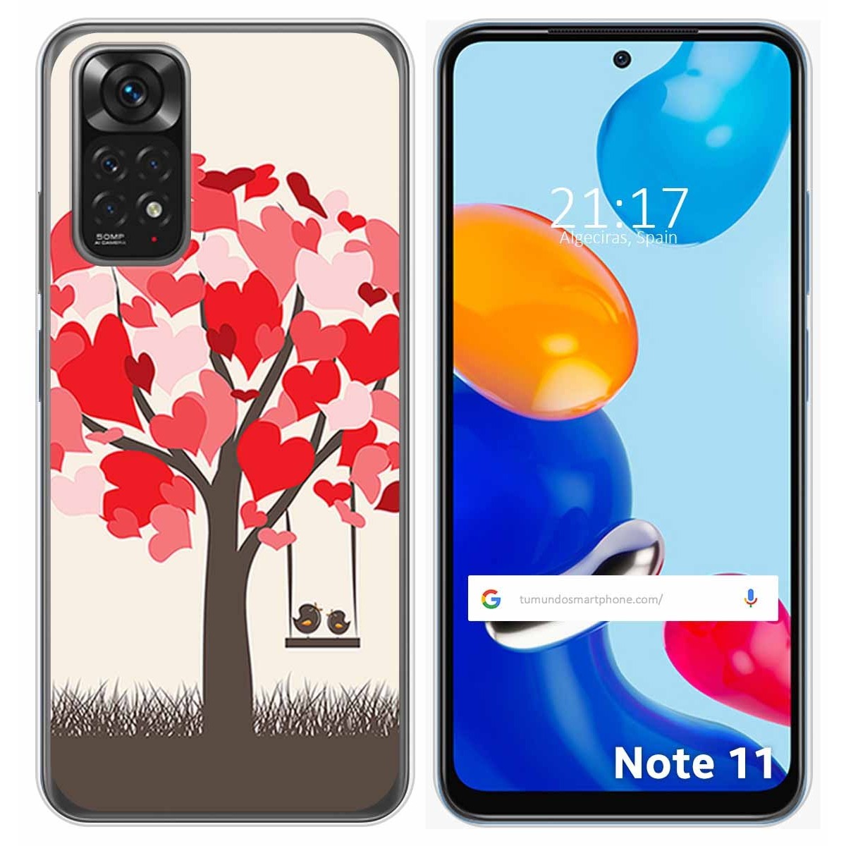 Funda Silicona para Xiaomi Redmi Note 11 / 11s diseño Pajaritos Dibujos
