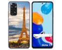 Funda Silicona para Xiaomi Redmi Note 11 / 11s diseño Paris Dibujos