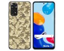 Funda Silicona para Xiaomi Redmi Note 11 / 11s diseño Sand Camuflaje Dibujos