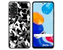 Funda Silicona para Xiaomi Redmi Note 11 / 11s diseño Snow Camuflaje Dibujos