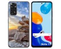 Funda Silicona para Xiaomi Redmi Note 11 / 11s diseño Sunset Dibujos