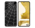 Funda Silicona Transparente para Samsung Galaxy S22 5G diseño Araña Dibujos