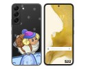Funda Silicona Transparente para Samsung Galaxy S22 5G diseño Cabra Dibujos