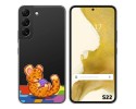 Funda Silicona Transparente para Samsung Galaxy S22 5G diseño Leopardo Dibujos