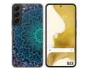 Funda Silicona Transparente para Samsung Galaxy S22 5G diseño Mandala Dibujos