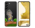 Funda Silicona Transparente para Samsung Galaxy S22 5G diseño Mono Dibujos