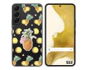 Funda Silicona Transparente para Samsung Galaxy S22 5G diseño Piña Dibujos