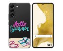 Funda Silicona Transparente para Samsung Galaxy S22 5G diseño Summer Dibujos