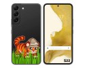 Funda Silicona Transparente para Samsung Galaxy S22 5G diseño Tigre Dibujos