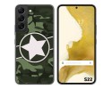 Funda Silicona para Samsung Galaxy S22 5G diseño Camuflaje 01 Dibujos