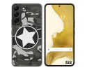 Funda Silicona para Samsung Galaxy S22 5G diseño Camuflaje 02 Dibujos