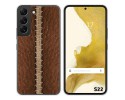 Funda Silicona para Samsung Galaxy S22 5G diseño Cuero 01 Dibujos
