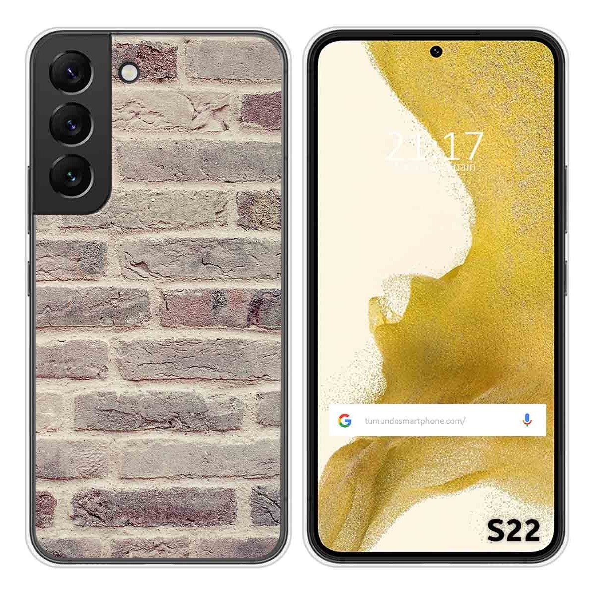 Funda Silicona para Samsung Galaxy S22 5G diseño Ladrillo 01 Dibujos