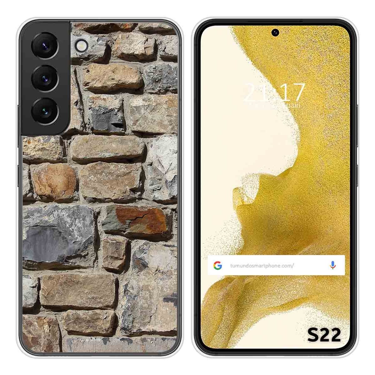 Funda Silicona para Samsung Galaxy S22 5G diseño Ladrillo 03 Dibujos