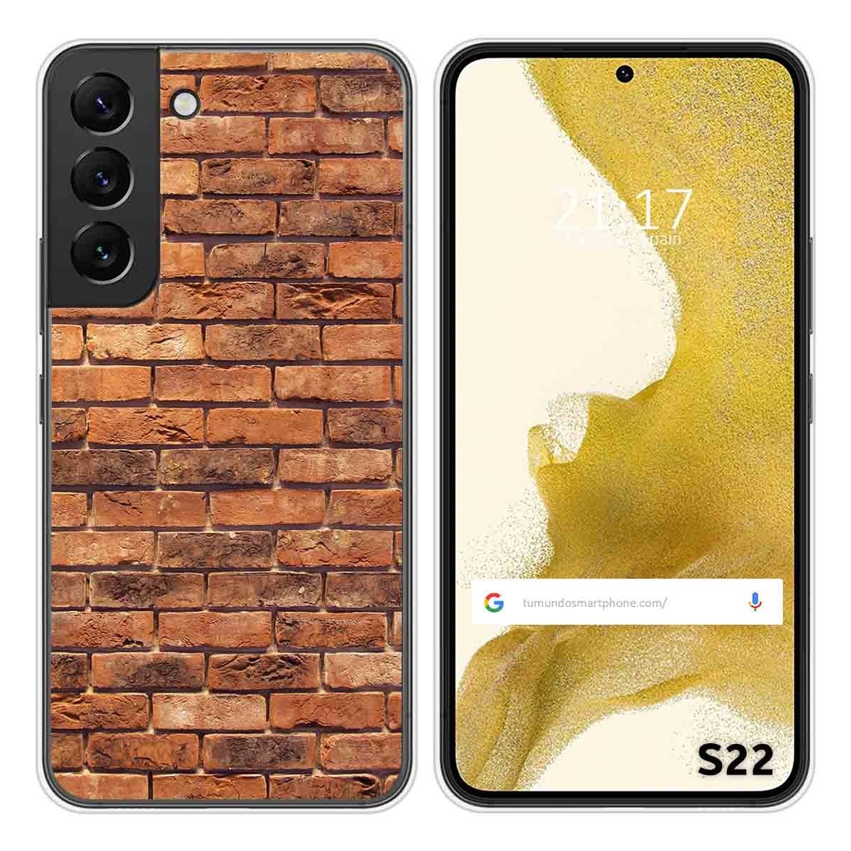 Funda Silicona para Samsung Galaxy S22 5G diseño Ladrillo 04 Dibujos