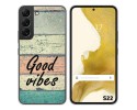 Funda Silicona para Samsung Galaxy S22 5G diseño Madera 01 Dibujos
