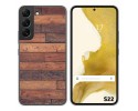 Funda Silicona para Samsung Galaxy S22 5G diseño Madera 03 Dibujos