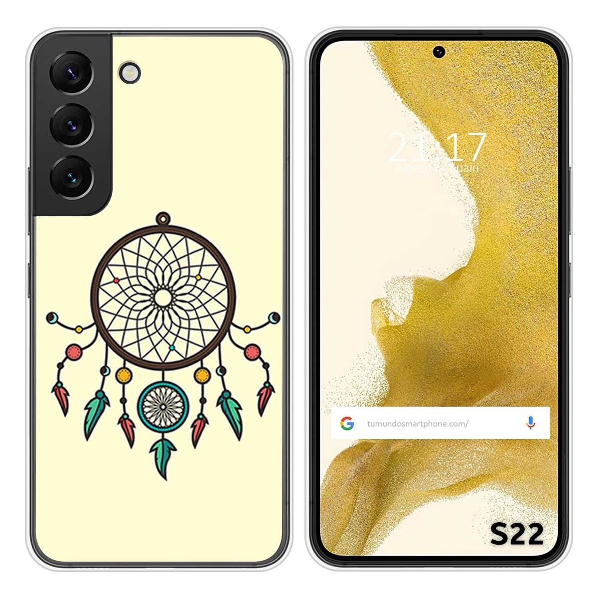 Funda Silicona para Samsung Galaxy S22 5G diseño Atrapasueños Dibujos