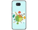 Funda Gel Tpu para Bq Aquaris U2 / U2 Lite Diseño Familia Dibujos