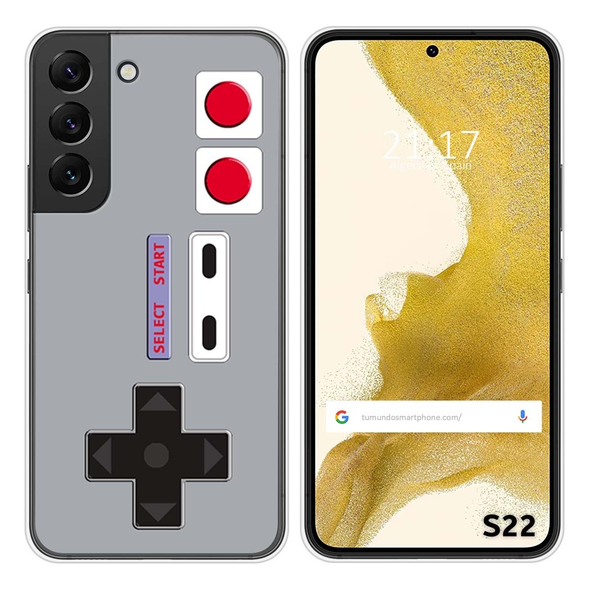 Funda Silicona para Samsung Galaxy S22 5G diseño Consola Dibujos