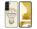 Funda Silicona para Samsung Galaxy S22 5G diseño Creativity Dibujos