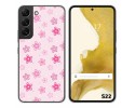 Funda Silicona para Samsung Galaxy S22 5G diseño Flores Dibujos