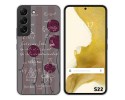 Funda Silicona para Samsung Galaxy S22 5G diseño Flores Vintage Dibujos