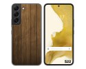 Funda Silicona para Samsung Galaxy S22 5G diseño Madera Dibujos