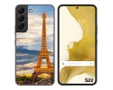 Funda Silicona para Samsung Galaxy S22 5G diseño Paris Dibujos