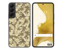 Funda Silicona para Samsung Galaxy S22 5G diseño Sand Camuflaje Dibujos