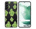 Funda Silicona Transparente para Samsung Galaxy S22 Plus 5G diseño Cactus Dibujos